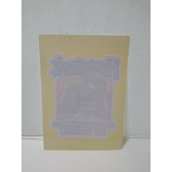 Homework Monster Screamin Gleamin Glitter Iron-On Decal Donruss Vintage Original - Picture 2 of 4